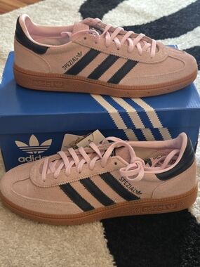 adidas Spezial Pink with navy Stripes Sneakers